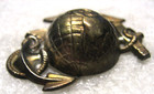Us Marine Corps Cap Badge Ega  Ww1 - 1920-s