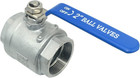 Stainless Steel 2in Full Port Ball Valve Npt Thread Heavy Duty 1000 Wog
