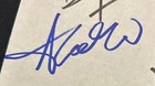 Mother Love Bone Band Signed Cut Page Andrew Wood Gossard Ament Gilmore   Bruce