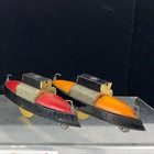 Antique Jl Hess Nuremberg Tinplate Friction Aero U-boat Submarines - Rare 1910 s