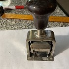 Vtg Roberts Numbering Machine Co 6 Digit Self Inking Model 49 Date Stamp