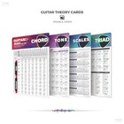 Guitar Chord Cheat Sheet Cards  Guitar Theory Chart Of Chords  Assorted Sizes 