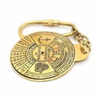 50 Year Perpetual Calendar Key Chain Antique Brass Nautical Vintage Style Gifts 