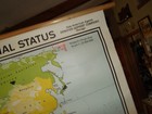 Vintage Classroom Pull Down Map Denoyer Geppert Westermann Wall Map 83x59 W Germ