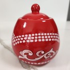 Temptations By Tara Doodle Doo Rooster Sugar Jam Bowl With Lid 10 Oz  Ceramic Ec