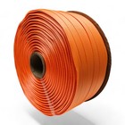 3 4 In X 1650 Ft  X 2700 Lb Break Woven Polyester Cord Strapping  orange 