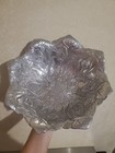 Vintage Arthur Court Calla Lily Bunny Rabbit Aluminum Centerpiece Serving Bowl 