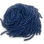 2mm 8mm Crystal Loose Spacer Blue Glass Beads For Diy Jewelry Making Bracelets