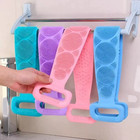 Silicone Body Back Scrubber Double Side Bathing Brush For Skin Deep Cleaning
