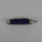 Vintage Cub Scout Bsa Folding Pocket Knife 3 Blade Blue