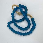 Krobo Recycled Powder Glass Blue Trade Beads