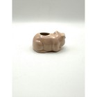 Vintage Pink Ceramic Pig Planter Miniature Succulent Pot Toothpick Holder