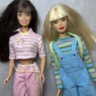 Lot If 2 Vintage Mattel Barbie W Outfits Cool Blue   Bedtime Baby