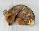 Steiff Lorli Fawn Laying Down Curled Up Spotted Deer Ear Tag Vintage 1831 38