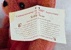 2002 Avon 100th Anniversary Talking Teddy Bear Plush Nwt