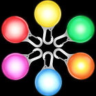 8pcs Random Color Led Dog Collar Saftey Light For Pets Night Walking And Camping