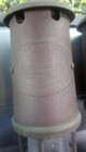 Antique British Brass Miner s Lamp - Wales Uk - Aberamin Colliery - Works