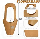 13 8   Flower Bouquet Gift Bags Florist Shop Holiday Party Decor 100 Packs