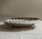 Vintage Silver Plated Wm A Rogers Footed  Scalloped Serving Dish