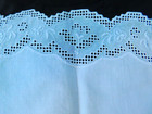Small Vintage White Machine Made Lace Hankie H193