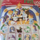 Dimensions Feltworks Nativity Advent Calendar  jeweled Felt Applique Kit