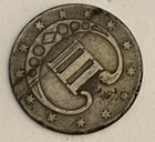 1852 Three Cent Piece Silver Coin