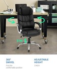 Office Chair Computer High Back Adjustable Ergonomic Desk Chair Executive Pu Lea