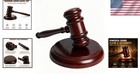 Wooden Gavel And Sound Block Set  9 8 Inch Judge Gavel With 4 8 Inch Block