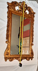 Antique 19th Century Italian Style Gilded Gold Hand Carved Mirror 42  X24 