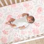 Bedtime Originals Lavender Floral Baby Fitted Crib Sheet - Pink purple