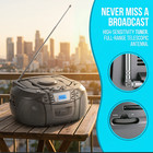 Portable Bluetooth Boombox Cd Player With Am fm Radio And Usb Playback