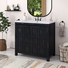 36  Bathroom Vanity Organizer With Sink Combo Storage Cabinet Set Free Standing
