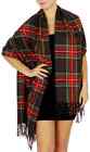 Long Wide Scottish Clan Tartan Plaid Cashmere Feel Shawl Wrap Winter Warm Scarf