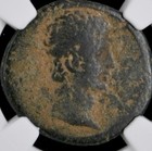 Roman Emperor Augustus 27bc-14ad Coin Ngc Genuine Ancient Provincial Antioch As