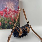Coach Ashton Baguette Bag In Signature Canvas Denim Cy700 Outlet Japan