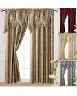 Luxury Fancy Jacquard Design Room Darkening Curtain Panel With Attached-fgqa