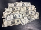 1953 Five Dollar   5  Bill Silver Certificate Average Circulated Clean     1 Note