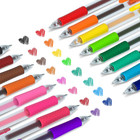 Gel Pens Set 16 Colors Medium Point Colored Pens Retractable Gel Pens With Comfo