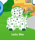 Webkinz Lucky Dino  New With Sealed Code Tag hm712 st Patrick s Day  Easter Gift