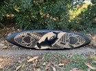 Hammerhead Shark And Sea Turtle Tribal Mango Wood Carving Tropical Decorative