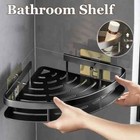 Bathroom Shelves No-drill Wall Mount Corner Shelf Shower Storage Rack Holder