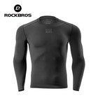 Rockbros Men s Lightweight Fleece Innerwear Long Sleeves Thermal Top Clothing