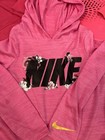 Youth Nike Lot Of 3 Pink Dri Fit Long Sleeve Shirts Lighweight Hoodie Size 5-6