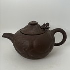 Vintage Chinese Yixing Zisha Pottery Teapot Tea Pot Moving Dragon Fish Zhu Kexin