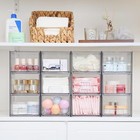 2 Pack Clear Stackable Drawers  4 4   Acrylic Organizer