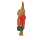 Celluloid Vintage Scholarly Doctor Rabbit With Bag Made In Japan