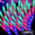 480pcs Light Up Led Foam Sticks Wands Rally Flashing Glow Party Rave Batons Dj