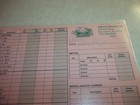 Vintage 1986 Hibernia Brewing Beer Receipt Walter Eau Claire Wisconsin Wi Bar