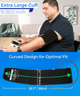 Extra Large Cuff Compatible With All Automatic Blood Pressure Monitors  Curved