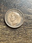 1947 Canada 1 One Small Cent George Vi Canadian Actual Coin Tc9857 